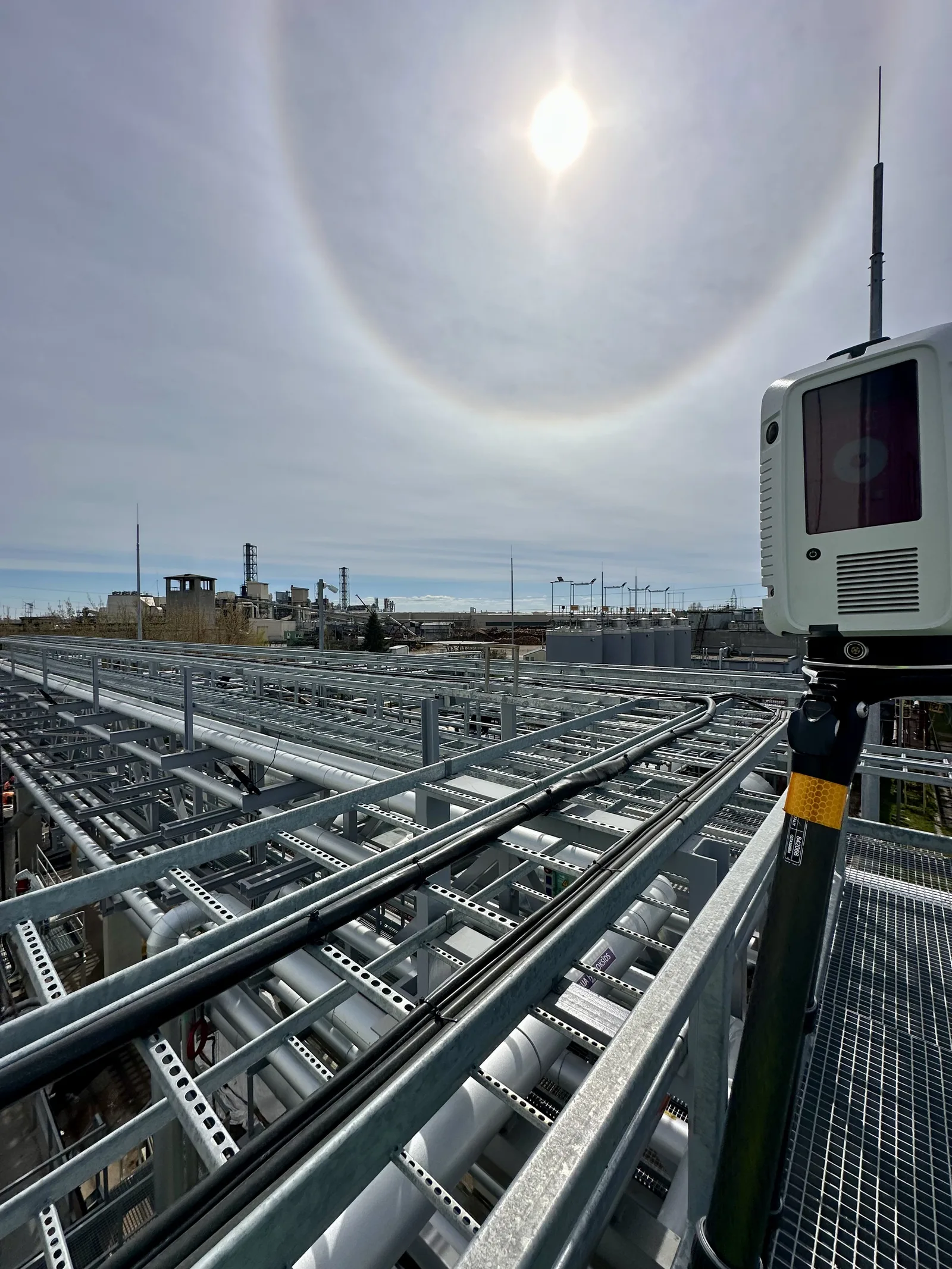 3D lāzerskeneris industriālā objektā inženierkomunikāciju un metāla konstrukciju uzmērīšanai 3D lāzerskeneris industriālā objektā inženierkomunikāciju un metāla konstrukciju uzmērīšanai