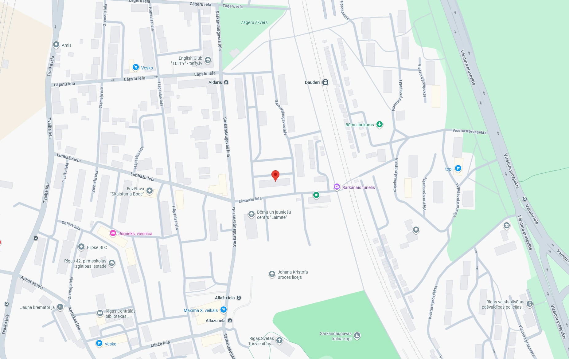 MerKo biroja atrašanās vieta Rīgā, Limbažu ielā 9-486